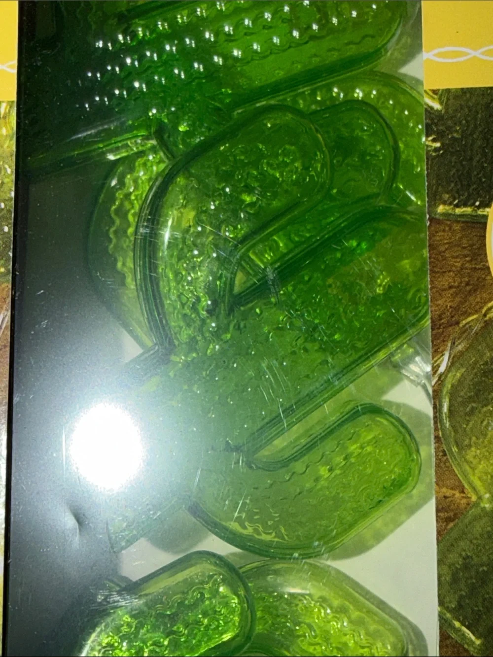 Ashland Green Cactus Icon String Lights 3 sets of 10 lights 6 feet times 3 new